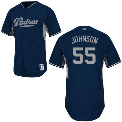 Josh Johnson #55 Youth Baseball Jersey-San Diego Padres Authentic 2014 Road Cool Base BP MLB Jersey